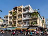 Typisches Stadtbild in Chinatown - Saigon - Vietnam